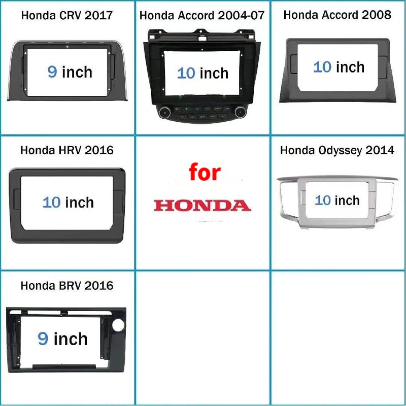 Android Universal for HONDA Car DVD player frame car video android panel Car Radio Stereo Player with Gps frame