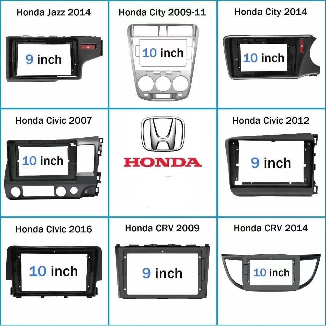 Android Universal for HONDA Car DVD player frame car video android panel Car Radio Stereo Player with Gps frame