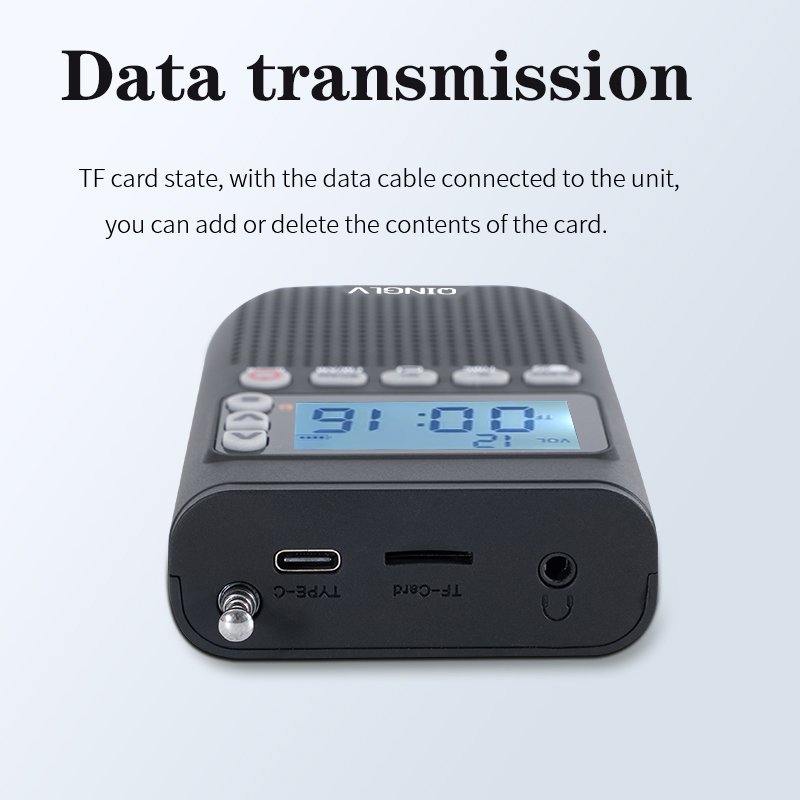 Cross-border new product mini portable digital FM receiver FM/AM dual-band radio conference foreign trade supply