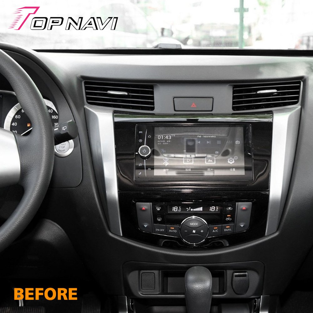 Tesla Android 12 stereo android For Nissan Navara NP300 2014 - 2018 4G LTE GPS BT Stereo AM FM car radio GPS navigator
