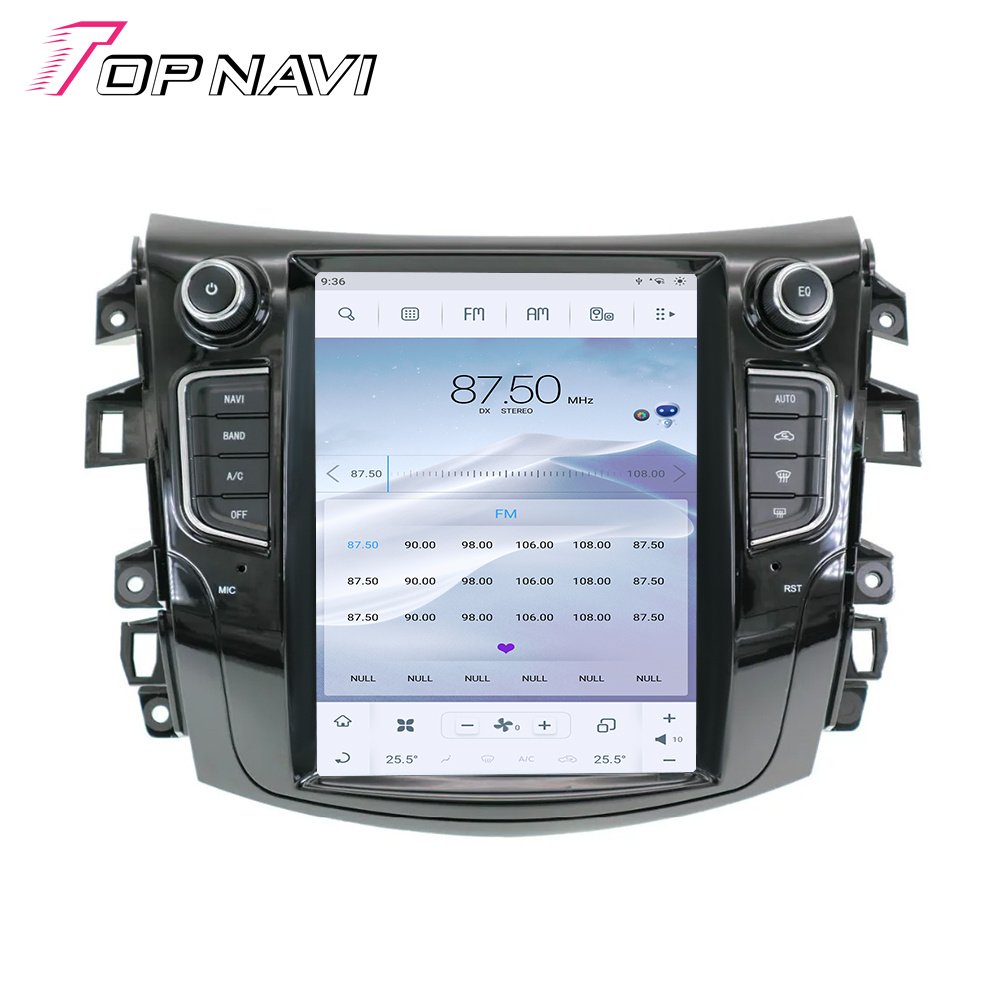 Tesla Android 12 stereo android For Nissan Navara NP300 2014 - 2018 4G LTE GPS BT Stereo AM FM car radio GPS navigator