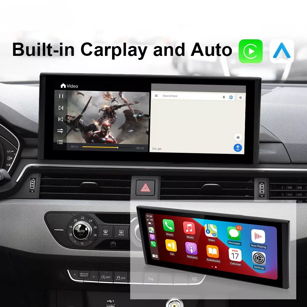 12.3" Navigation with Music Multimedia Player Car Radio Android Touch screen for Audi A4 A4L B9 2017-2019 WIFI CARPIAY