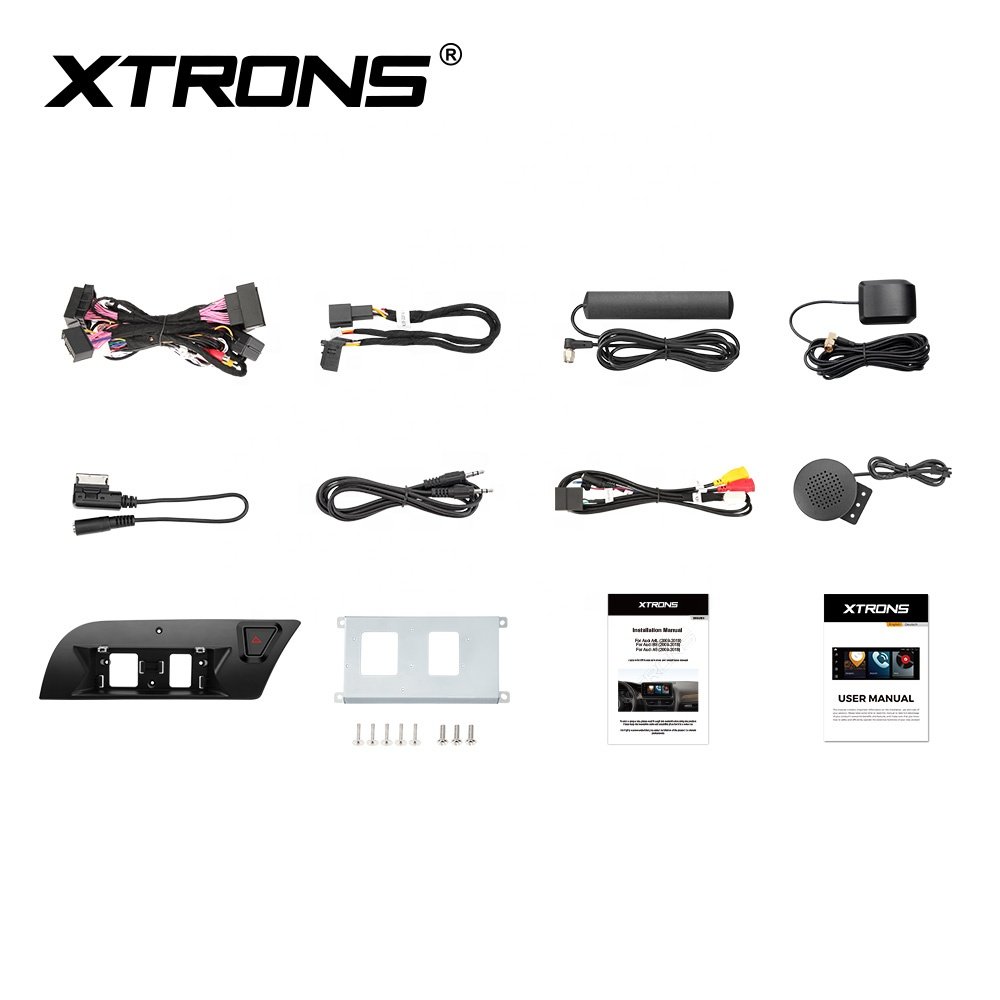 XTRONS 12.3" Snapdragon 662 Car Radio For Audi A4 B8 A5 Android13 Car Stereo 8+128GB Android Auto 4G LTE Car Multimedia Player