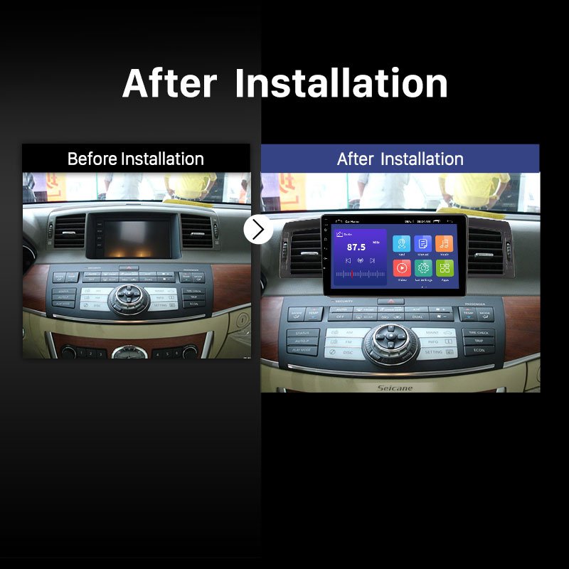 9 inch Android 11.0 Car Radio HD Touch screen radio for car GPS Navigation For 2007-2009 INFINITI M35 2005-2007 NISSAN FUGA