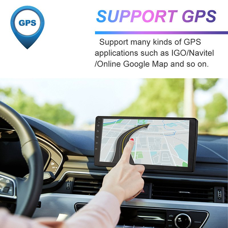 Hot sale 7 inch Android car MP5 player 1G+16G Android 8.1 video player BT music/call car dvd player with GPS & navigation