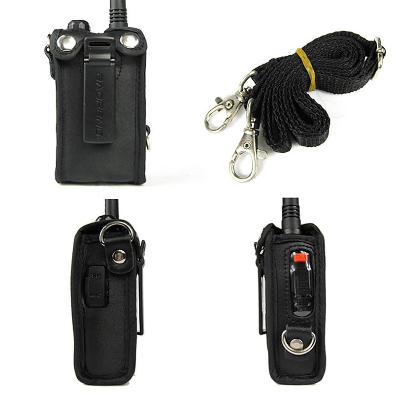 Universal TH004 Baofeng Tactical Th004 Walkie Talkie Pouch Leather Case For Walkie Talkie Two Way Radio KD0201