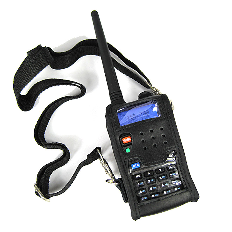 Universal TH004 Baofeng Tactical Th004 Walkie Talkie Pouch Leather Case For Walkie Talkie Two Way Radio KD0201