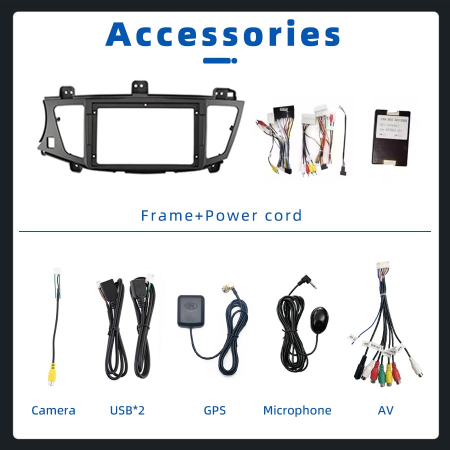 Android 13 2+32GB IPS 1280*720 Screen Car Radio For KIA K7 2011-2012 Video Stereo Wifi GPS Navigation Carplay Auto