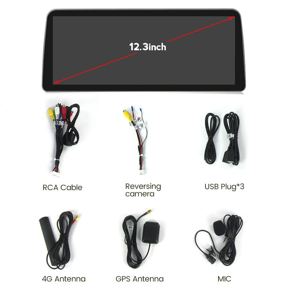 12.3 inch Wireless Carplay Stereo Navigation For Toyota Vios 2016 to 2022 Car Radio Android Auto