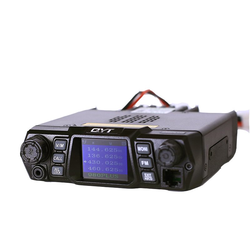 QYT KT-980plus Car Radio station VHF UHF 75W car mobile Vehicle Mouted Two way radio 15-30km Car Walkie Talkie