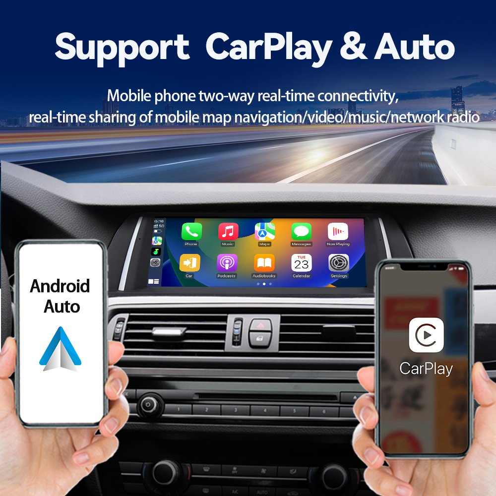 Factory price10.25-inch Android system wireless Carplay AUTO suitable for BMW 5 series F10 F11F07 car video player GPS car radio