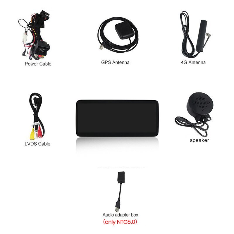 12.5'' Android 11 8+256GB Car Radio For Benz C W205- GLC X253 -V Class 2014-2018 NTG5.0 IPS+DSP Car Video DSP