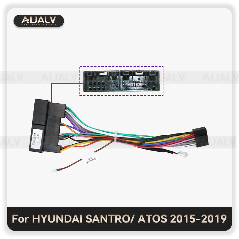AIJILV Manufacturer car stereo player frame for HYUNDAI SANTRO 2003-2019 all series Car Dash Installation Gps Navigation Frame