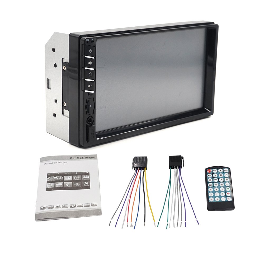HD full touch screen 7inch 2 din car radio support mirror link