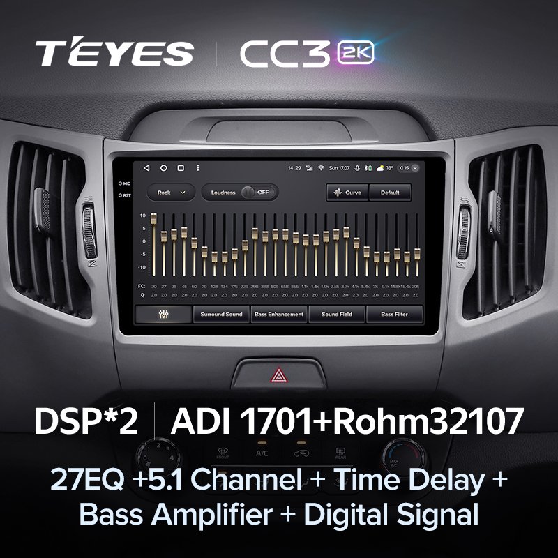 2016 Car Radio Multimedia Video Player TEYES CC3L CC3 2K for Kia Sportage 3 SL 2010 - CE Car Play Android Auto Universal 9"