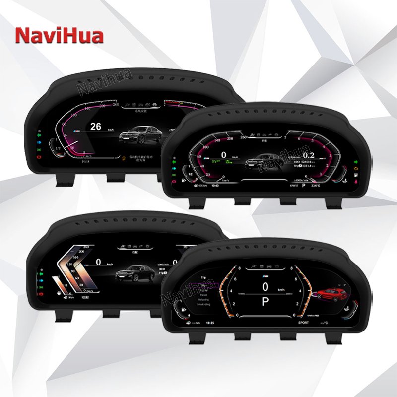 Navihua Cluster Instrument Speedometer LCD AC Control Panel Car DVD Player GPS Multimedia for BMW F10 F20 F30 For BMW E60 E90