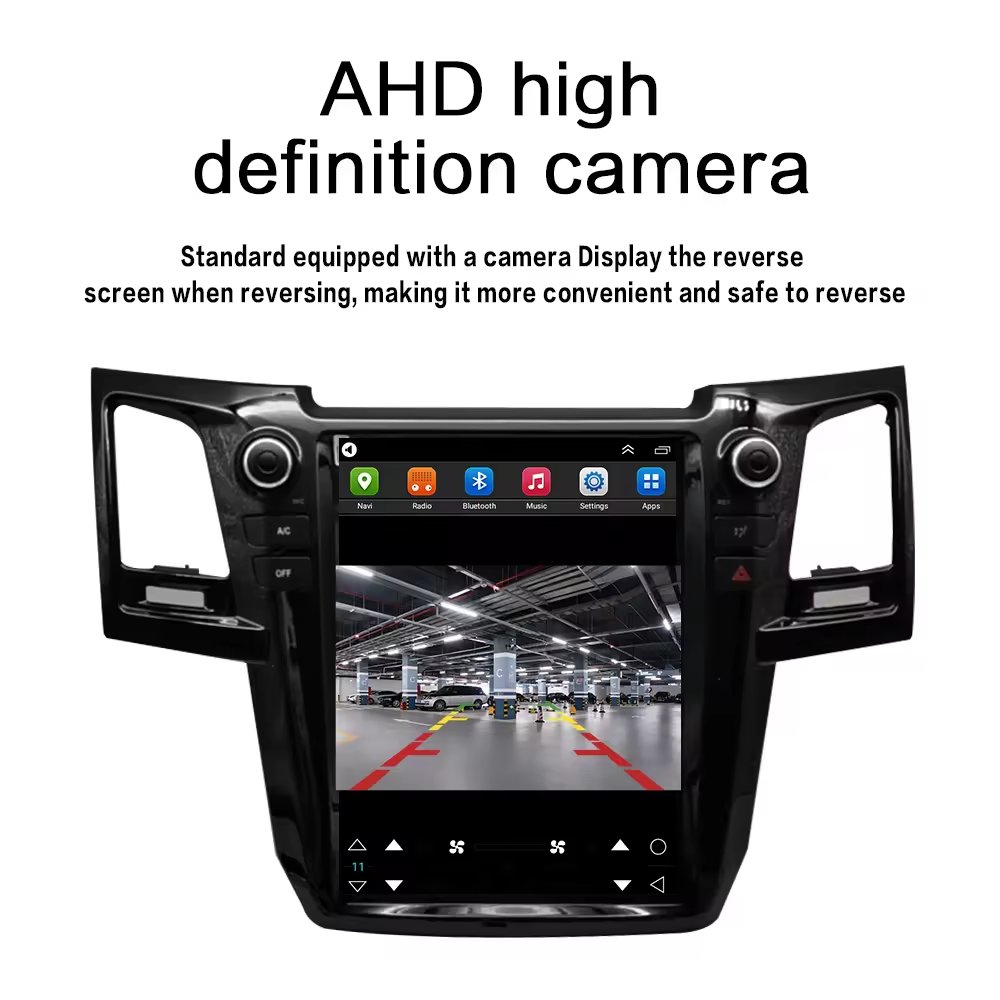 Factory outlet12.1inch Vertical Screen Android Car Stereo Car Dvd Player Navigation 4g Gps For Fortuner 2004-2015