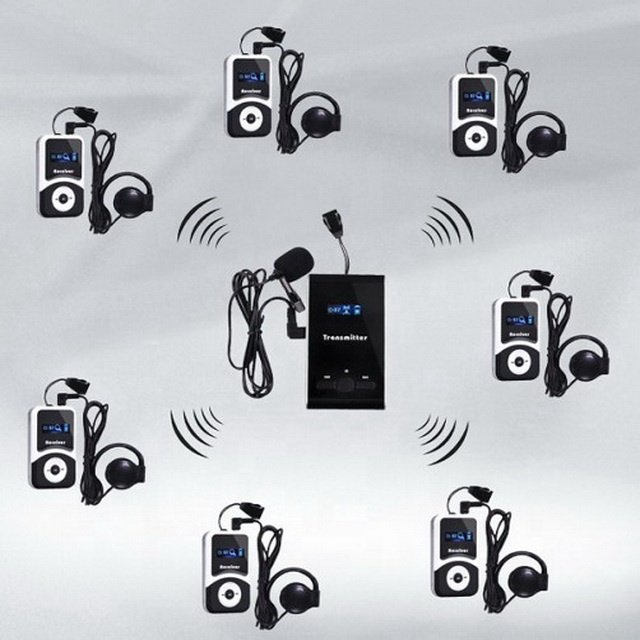 Tour Guide System With Good Sound Quality and Excellent Performance / Audio Guide System / Simultaneous Interpretation Device /