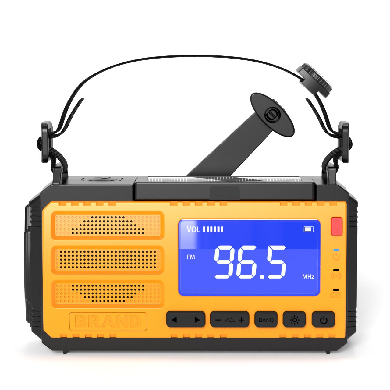 New Model Portable Led Multifunctional Emergency FM/AM/WB Hand Crank Power Bank Rescue Weather Radio