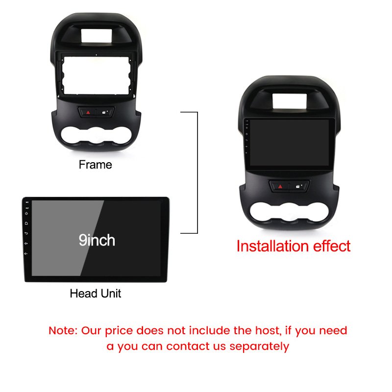 MEKEDE car audio system car Frame car video android Auto Radio Frame For Ford Ranger Fiesta Transit S-MAX Mondeo Kuga Ford Focus