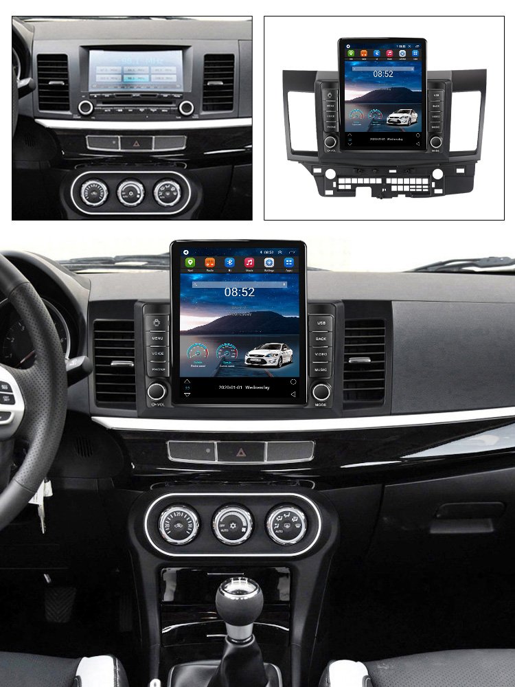 IPS Screen 4G LTE Car play Android System Car Radio For Mitsubishi Lancer 2007-2012 Gps Navigation Car Video