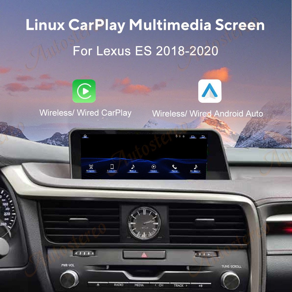 10.25/12.3 inch Linux System Car Radio For Lexus RX 2016-2018 GPS Navigation Stereo Multimedia Player Head Unit Audio DVD