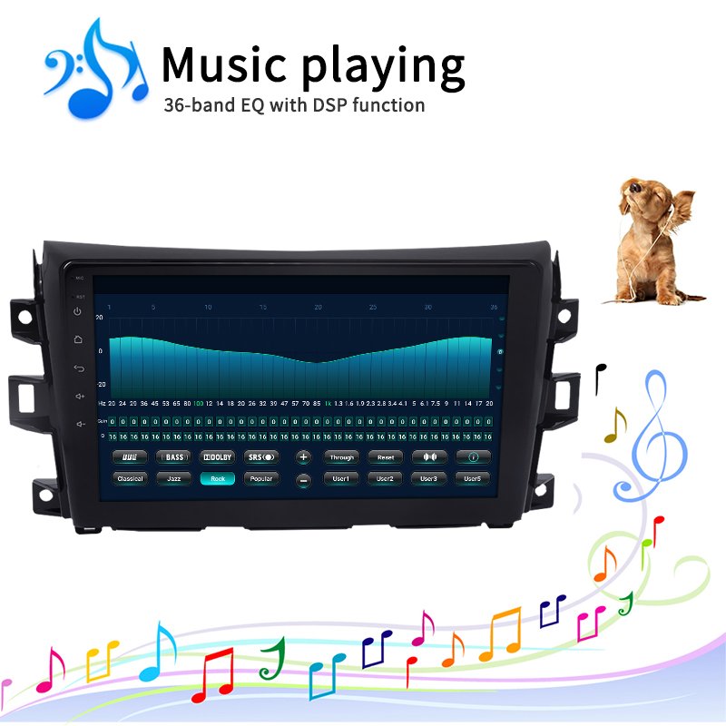 Android 10.0 Head Unit for Nissan NAVARA Frontier NP300 with USB 4G+WIFI support Rearview Camera OBD2