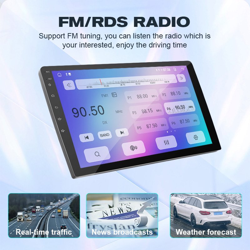 NEW 9inch Android 10inch Full Touch Autoradio GPS Navigation Radio MP5 Screen Stereo Android CarPlay Car auto radio video