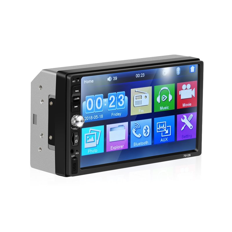Hot Selling Mp5 Player Car Audio Smart Car Radio Drum Control Dc 7 Inch Premium Audio Video Player Usb