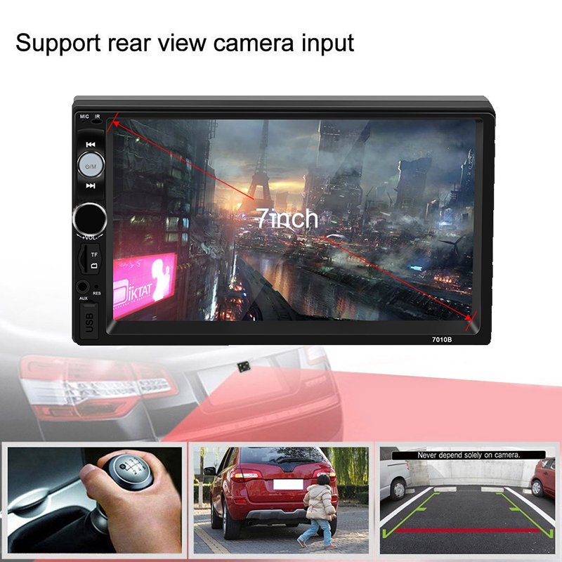 Hot Selling Mp5 Player Car Audio Smart Car Radio Drum Control Dc 7 Inch Premium Audio Video Player Usb