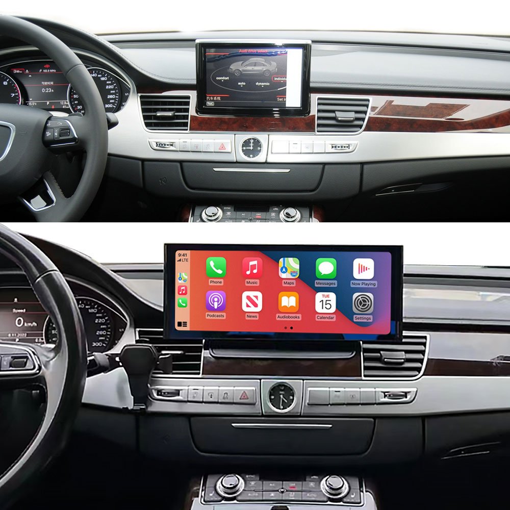 10.25" Touch Screen Android System Dvd Gps Special Car Video Player For Audi A8 A8l 2011 2012 2013 2014 2015 2016-2018