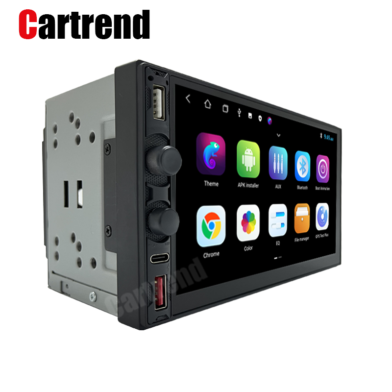 Universal 1+16\/2+32 1 Din Android 10 Car Radio Autoradio 7\" Retractable Touch Screen GPS Wifi BT FM RDS AUX Stereo Auto Radio