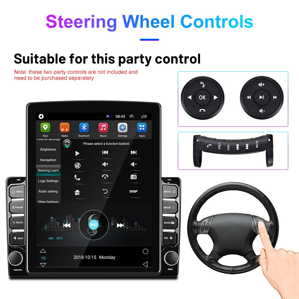 9.7inch Universal Tesla Screen Car DVD Player GPS Navigation Radio For VW Skoda ford KIA Hyundai Toyota
