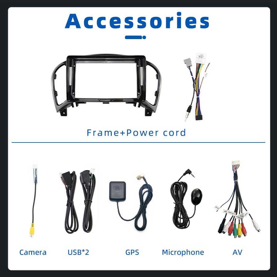 2+32GB GPS Navigation Android Car Radio For Nissan Juke 2010-2014 Carplay Android Auto Video Stereo Car DVD Player