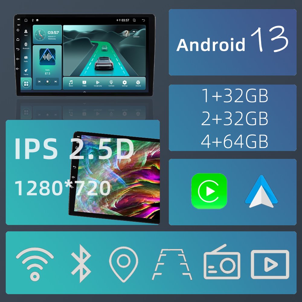 2+32GB GPS Navigation Android Car Radio For Nissan Juke 2010-2014 Carplay Android Auto Video Stereo Car DVD Player