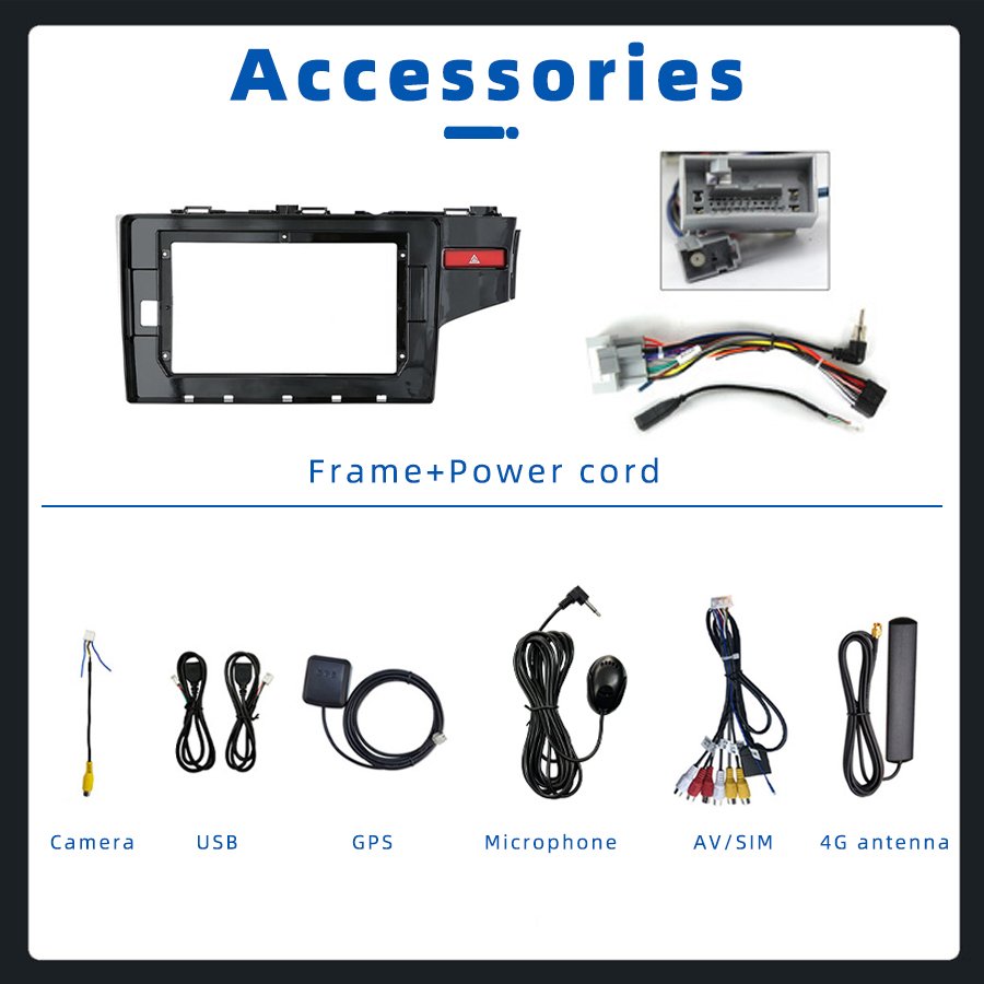 Android 13 QLED 2K Gps Navigation CarPlay auto Car Radio Video Stereo DVD Player Touch Screen For Honda Fit 2014-2019