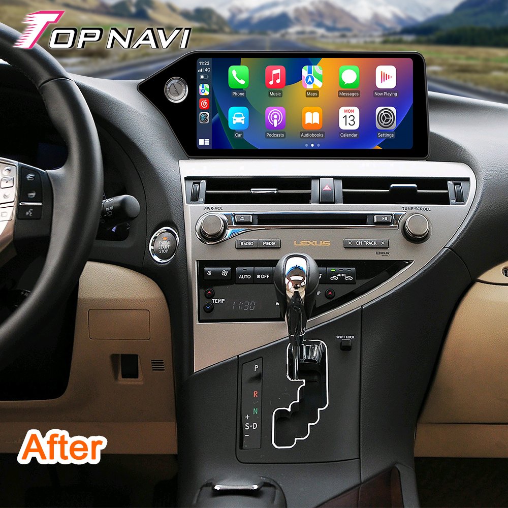 12.3'' Android 12 Car Audio Radio for LEXUS RX270/350 2008 - 2014 UPGRADE TO 2023 Car GPS carplay 4G 360 Camera high option