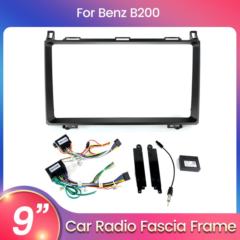 MEKEDE Auto Stereo Cable CAR Frame For BENZ B200 ML R-Class W251 R300 Smart fortwo W204 S204 car radio auto parts dashboard