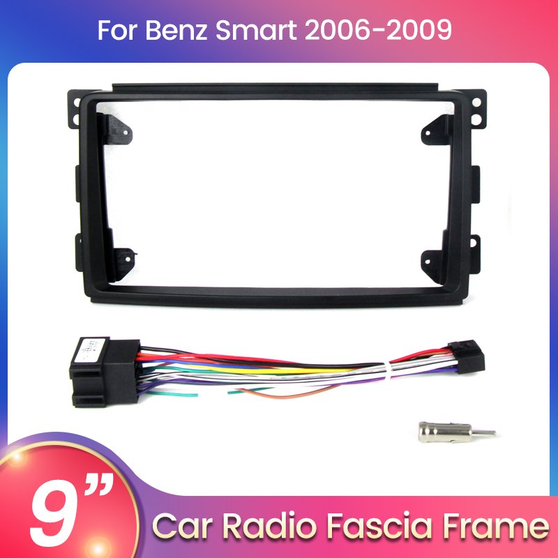 MEKEDE Auto Stereo Cable CAR Frame For BENZ B200 ML R-Class W251 R300 Smart fortwo W204 S204 car radio auto parts dashboard