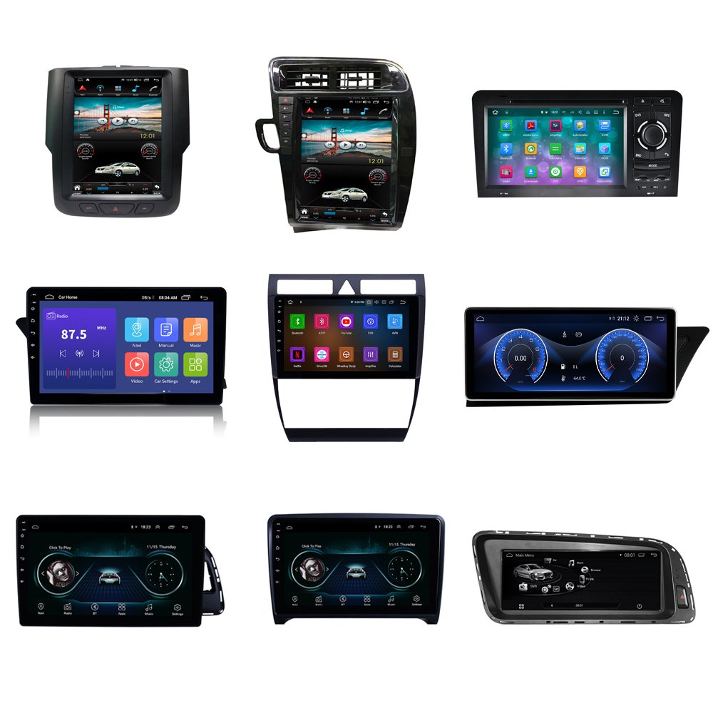 Factory Direct Sale 9 Inch Gps car dvd sreen radio universal android car radio used car radios fit for Audi