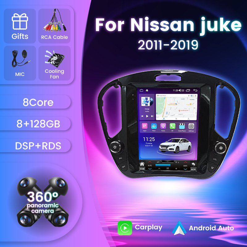 MEKEDE 8core Car dvd player Radio Stereo GPS WIFI For nissan juke 2011 2019 GPS Navigation System