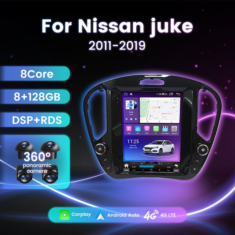 MEKEDE 8core Car dvd player Radio Stereo GPS WIFI For nissan juke 2011 2019 GPS Navigation System