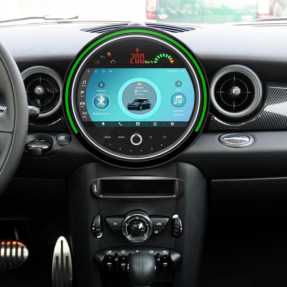 Android 8 core 9inch IPS car screen for BMW mini cooper R56 R60 8 core car radio support original car style wireless carplay