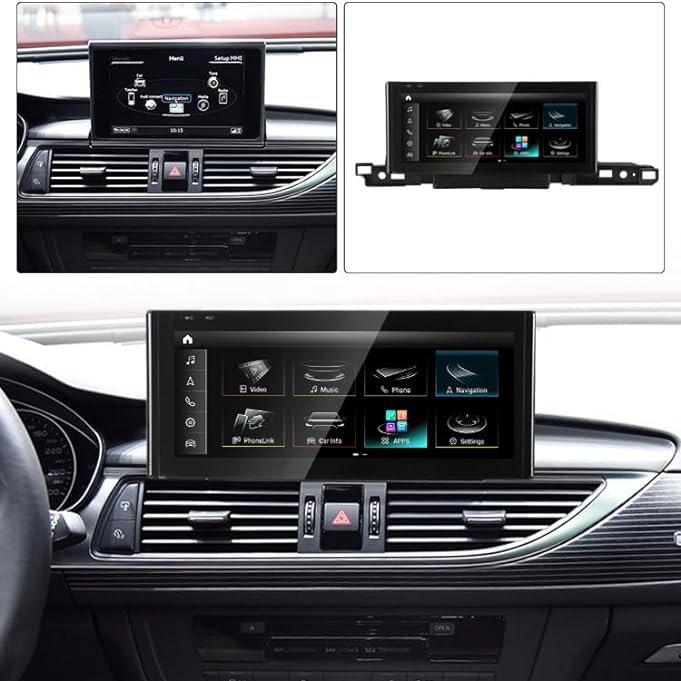 10.25" Android13 8core Car Video Players GPS Navigation touch Screen for Audi A6L A6 C7 A7 2012-2018 with Carplay AUTO