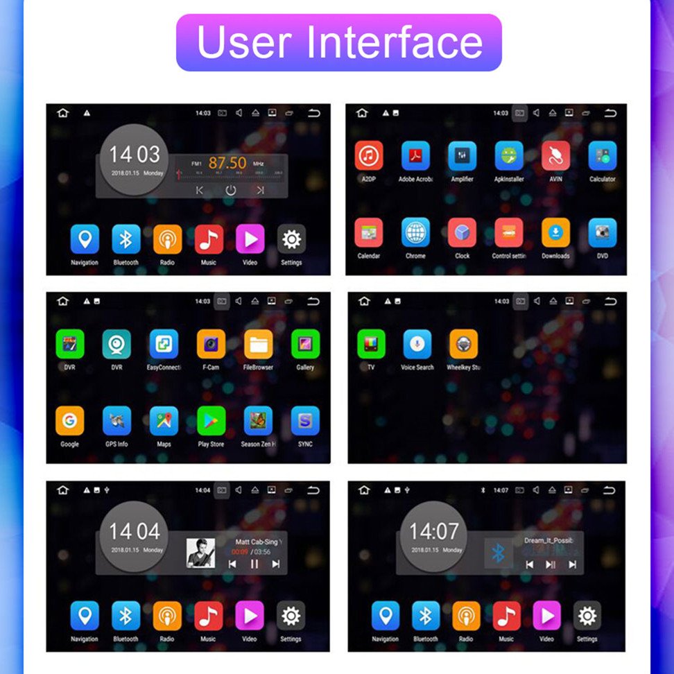 9" Touch Screen Android 10.0 For KIA Pegas Soluto Car Radio DVD Multimedia Player GPS Navigation 6+128G 4G