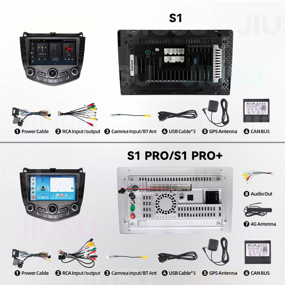 Android 12 Car DvD Player 9 inch Multimedia System Car Radio for Honda Accord 2003-2007 Car Stereo Touch Screen Carplay DSP GPS