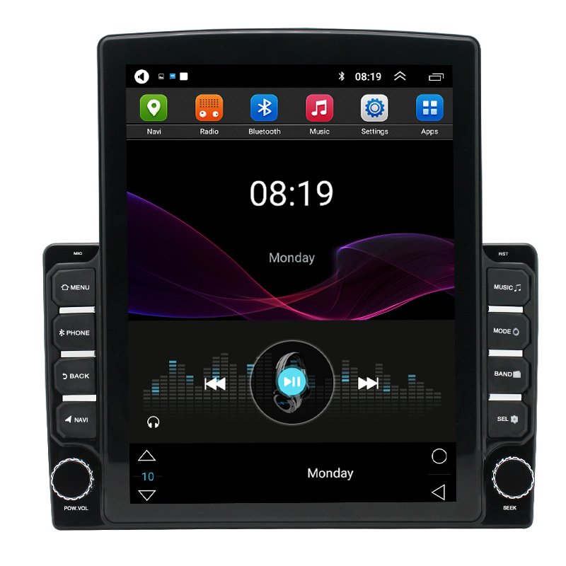 9.7 inch Vertical Touch Screen universal android 1+16GB car mp5 radio player mirror link autoradio car gps navigation