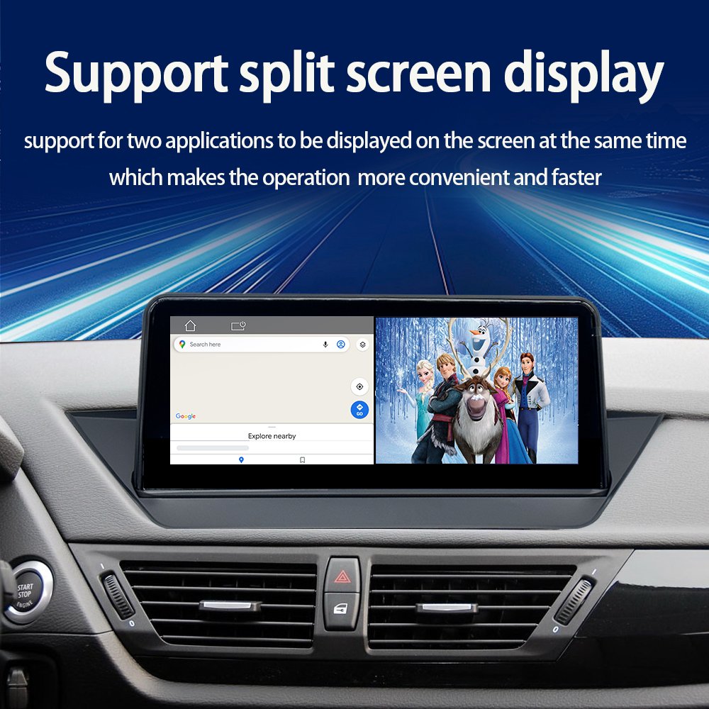 LELV Android Radio For Car Bmw X1 E84 Stereo Usb Aux Mp3 Smart Screen 8+128g 8core 4g Wifi