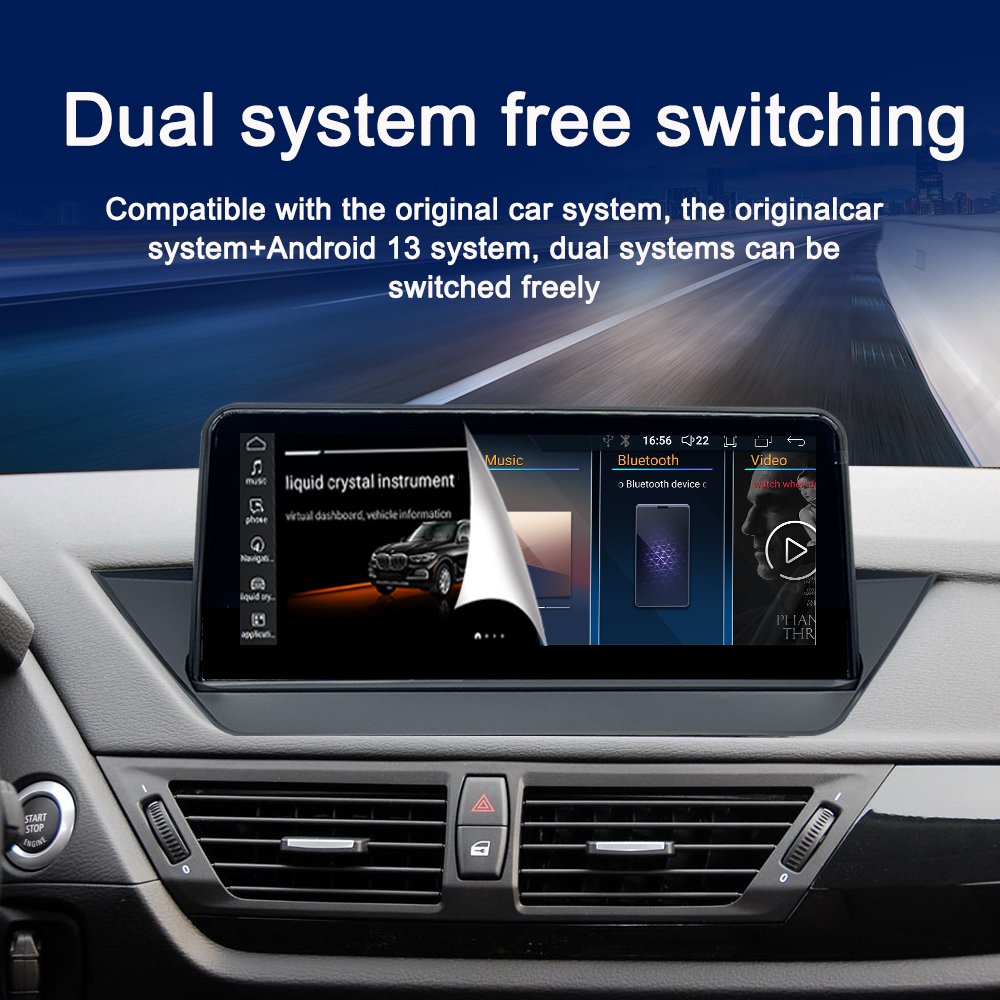 LELV Android Radio For Car Bmw X1 E84 Stereo Usb Aux Mp3 Smart Screen 8+128g 8core 4g Wifi