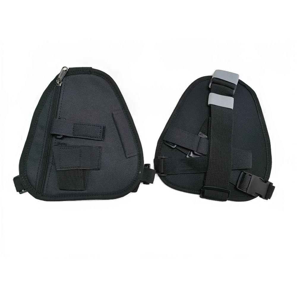 Two-Way Radio Pouch Walkie Talkie Vest Chest Bag Pouch Adjustable Strap Carry Case Accessory Holder for motorola baofeng